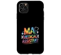 MA Medical Assistant Stéthoscope Arc-en-Ciel avec Dicton Amusant Coque pour iPhone 11 Pro Max