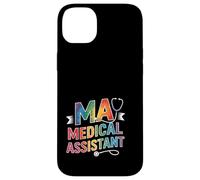 MA Medical Assistant Stéthoscope Arc-en-Ciel avec Dicton Amusant Coque pour iPhone 14 Plus