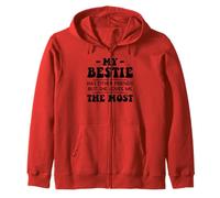 Ma meilleure amie a d'autres amis mais c'est elle qui m'aime le plus Sweat à Capuche