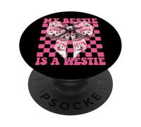 Ma Meilleure Amie est Une Chienne Westie West Highland Terrier PopSockets PopGrip Adhésif