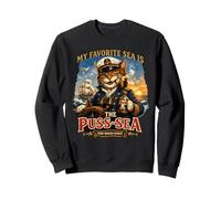 Ma mer préférée est la mer du Chat Sweatshirt