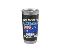 Ma mère est australienne, rien ne m'effraie, maman drôle Gobelet isotherme en acier inoxydable double paroi