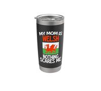 Ma mère est galloise, rien ne m'effraie, maman drôle Gobelet isotherme en acier inoxydable double paroi