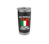 Ma mère est italienne Rien ne me fait peur drôle maman Gobelet isotherme en acier inoxydable double paroi