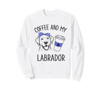 Ma mère Labrador et Mon Chien Coffee Lab pour la fête des mères Sweatshirt