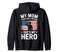 Ma mère n'est pas qu'une ancienne combattante, elle est mon héros Sweat à Capuche