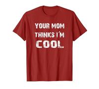 Ma mère Pense Que Je suis Cool Milhouse T-Shirt, Homme, Canneberge, 3XL
