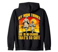 Ma mère pense qu'elle est responsable. C'est une si mignonne Family Women Sweat à Capuche
