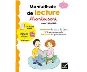 Ma méthode de lecture Montessori avec Nil et Mia Sylvie d' Esclaibes (Auteur), Noémie D'Esclaibes (Auteur), Eva Chatelain (Auteur)