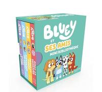 Ma Mini Bibliothèque Bluey Et Ses Amis - Coffret En 4 Volumes : Indy Et Rusty - Lucky Et Mackenzie - Honey Et Chloé - Snickers Et Coco