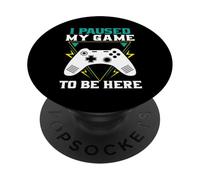 Ma Mise en Pause pour être Ici Gamer PopSockets PopGrip Adhésif