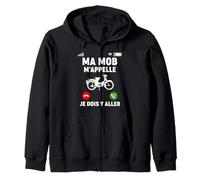 Ma Mob M'Appelle | Humour Mobylette Mob Mobeur Drôle Sweat à Capuche