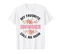 Ma nageuse préférée Appelle-Moi Maman Natatrice Maman T-Shirt