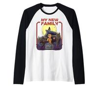 Ma nouvelle famille loup-garou aventure au clair de lune Manche Raglan