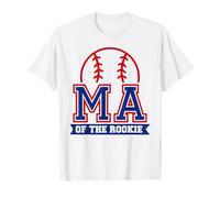 MA of Rookie 1er anniversaire Thème baseball fête assortie T-Shirt