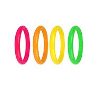 MA ONLINE Bijoux disco années 80 pour femme - Perles fluo - Accessoire de collier - Taille unique, taille unique, Plastique, Perle