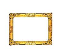 MA ONLINE Cadre photo gonflable 60 x 80 cm pour enterrement de vie de jeune fille, fête d'anniversaire, selfie, doré