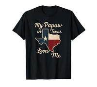 Ma papaye au Texas m'aime l'amour texan T-Shirt