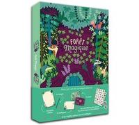 Auzou – Set de correspondance Forêt magique – Papier à lettres, crayon, 15 enveloppes, 15 cartes