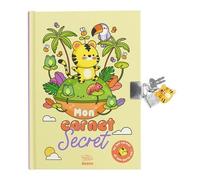 Ma papeterie créative - mon carnet secret - porte-clé tigre