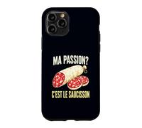 Ma Passion C'est Le Saucisson Nourriture Charcuterie Française Coque pour iPhone 11 Pro