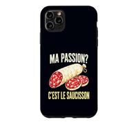 Ma Passion C'est Le Saucisson Nourriture Charcuterie Française Coque pour iPhone 11 Pro Max
