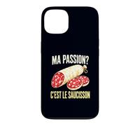 Ma Passion C'est Le Saucisson Nourriture Charcuterie Française Coque pour iPhone 13