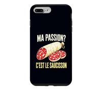 Ma Passion C'est Le Saucisson Nourriture Charcuterie Française Coque pour iPhone 7 Plus/8 Plus