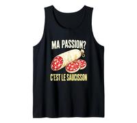 Ma Passion C'est Le Saucisson Nourriture Charcuterie Française Débardeur