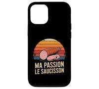 Ma Passion Le Saucisson French Charcuterie Retro Coque pour iPhone 12/12 Pro