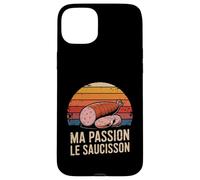 Ma Passion Le Saucisson French Charcuterie Retro Coque pour iPhone 15 Plus