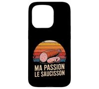 Ma Passion Le Saucisson French Charcuterie Retro Coque pour iPhone 15 Pro