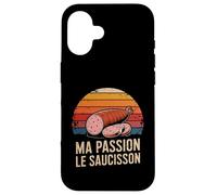Ma Passion Le Saucisson French Charcuterie Retro Coque pour iPhone 16