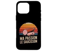Ma Passion Le Saucisson French Charcuterie Retro Coque pour iPhone 16 Pro Max
