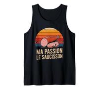 Ma Passion Le Saucisson French Charcuterie Retro Débardeur