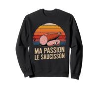 Ma Passion Le Saucisson French Charcuterie Retro Sweatshirt