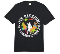 Ma Passion Mon Tornado Hunter Storm Chasing Tornado Hunter Comfort Colors Adult Heavyweight T-Shirt