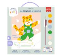 Ma peinture au numéro - Petit pinceau kids - Tigre