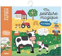 Ma peinture magique - à la ferme: 10 tableaux et un pinceau en bois