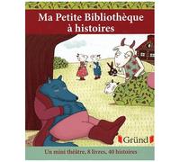 Ma Petite Bibliothèque À Histoires - Un Mini Théâtre, 8 Livres, 40 Histoires