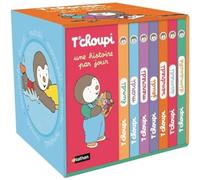 Ma petite bibliothèque - T'choupi une histoire par jour - Thierry Courtin - Nathan - Coffret - Album jeunesse