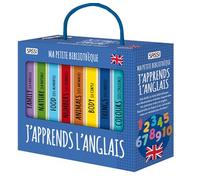 Ma petite bibliothèque - J'apprends l'anglais - Roberta Marcolin - Sassi - Coffret - Album jeunesse