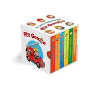 P'tit Garçon - Ma Petite Bibliothèque - Coffret Avec 6 Livres : Le Camion De Léon - La Moto De Marco - La Voiture D'arthur - Le Tracteur De Peter - Le Camion-Poubelle De Marcel - La...