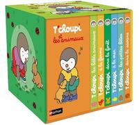 Ma petite bibliothèque - T'choupi et les animaux Coffret 6 Volumes - Thierry Courtin - Nathan - Coffret - Album jeunesse