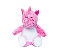 Ma Petite Bouillotte - Bouillotte Peluche - Chaleur Douce - Sachet de Billes d'Argile Micro-Ondable - Peluche Déhoussable 100% Polyester, Lavable (Licorne Rose)