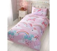 Rapport Home Housse de couette simple Mon Petit Licorne en polycoton pour enfants