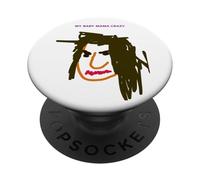 Ma Petite Maman est Folle PopSockets PopGrip Adhésif