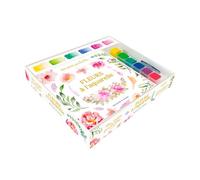 Ma petite palette : Fleurs à l'aquarelle - Collectif - Larousse - Coffret - Jeux livres objets