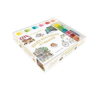 Ma petite palette : Jolies boutiques à l'aquarelle - Collectif - Larousse - Coffret - Jeux livres objets