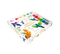 Ma petite palette : Oiseaux à l'aquarelle - Collectif - Larousse - Coffret - Jeux livres objets